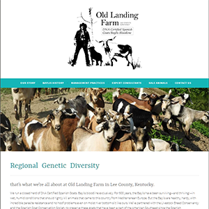 Old Landing Farm website tile